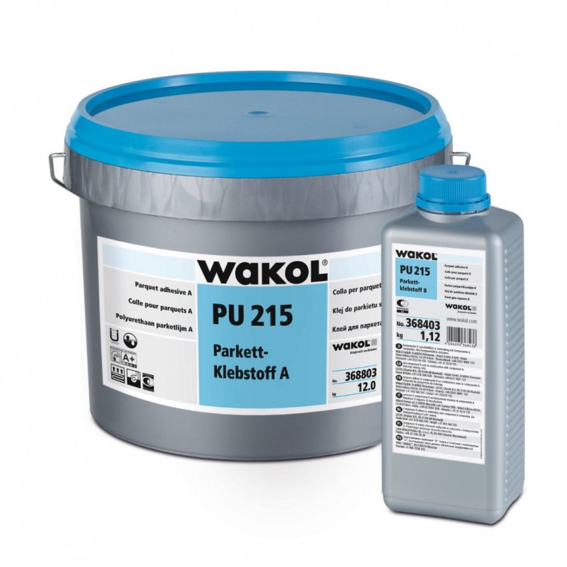 Adeziv elastic pentru parchet WAKOL PU 215 12 kg componenta A