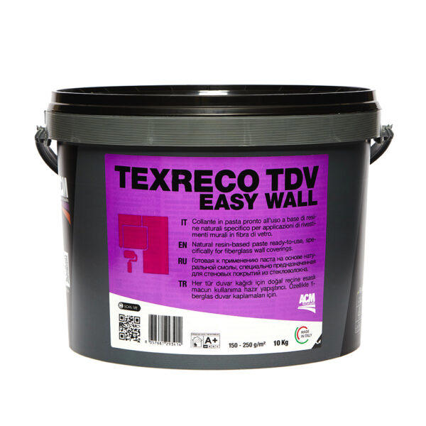 Adeziv Universal Tapet TEXRECO TDV EASYWALL 10 KG - Gata Preparat, Potrivit pentru toate tipurile de tapet