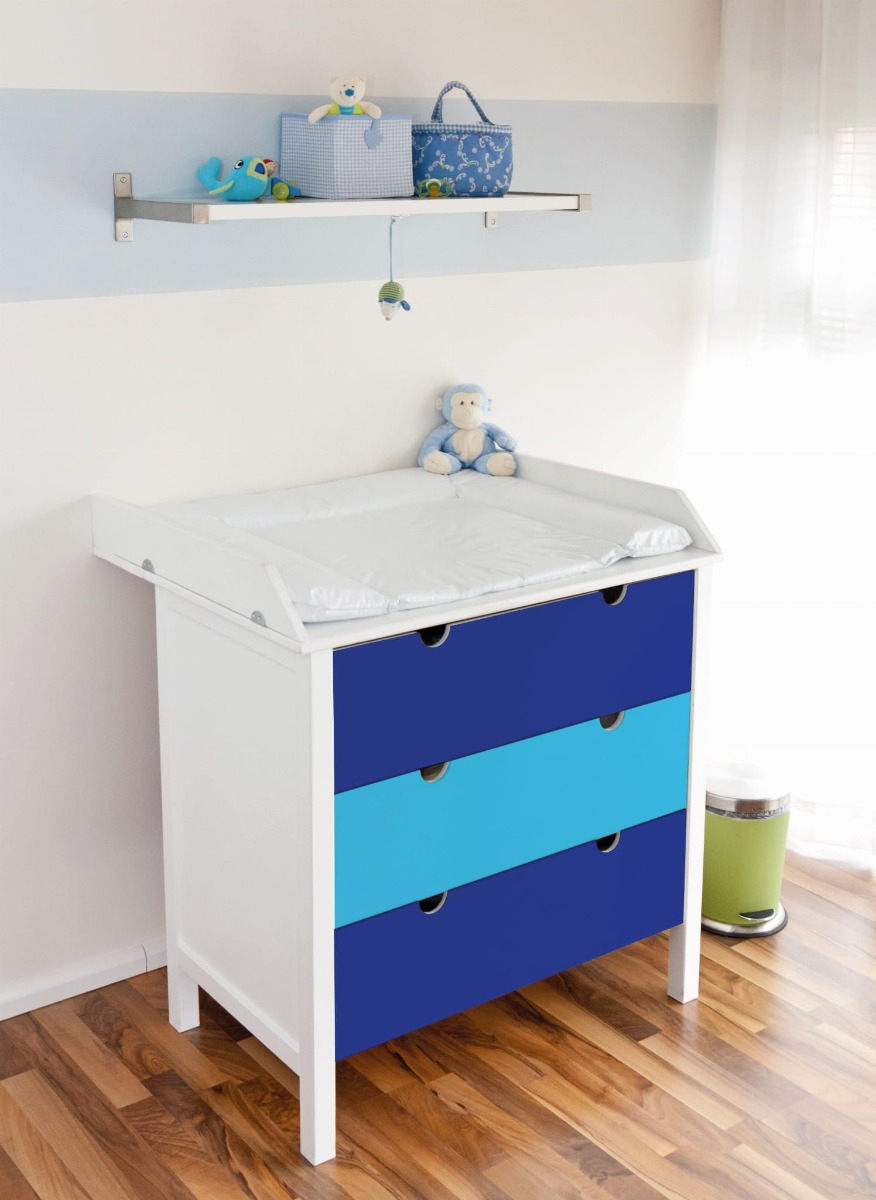 Autocolant d-c-fix pentru mobilier culoare albastru aqua lucios
