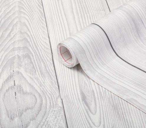Folie autocolanta d-c-fix pentru mobilier model lemn Shabby alb