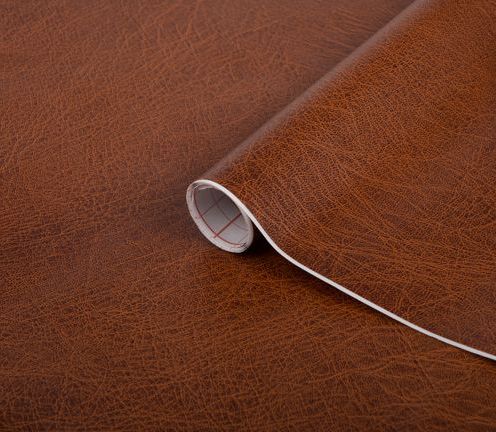 Folie autocolanta d-c-fix pentru mobilier model Piele maro 15m x 90cm