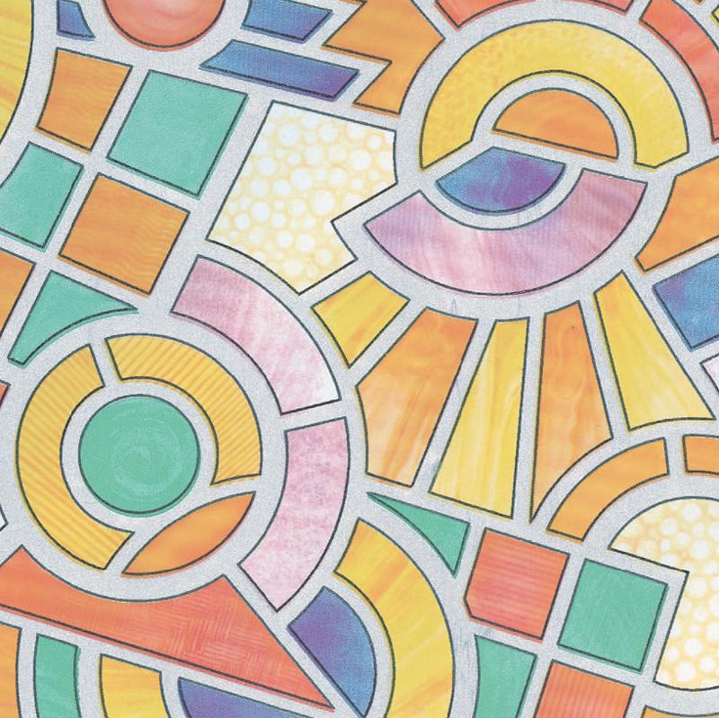 Folie autocolanta Venilia pentru geam model geometric Nancay 15mx90cm