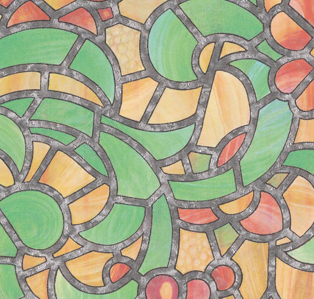 Folie autocolanta Venilia pentru geam model geometric Reims 15mx67.5cm