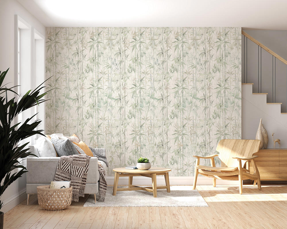 Tapet autoadeziv Bamboo Light Linea colectia Lineafix Wall