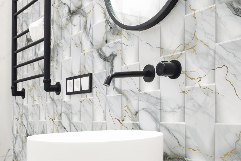 Tapet autoadeziv marmura alba Knosos Linea colectia Lineafix Wall