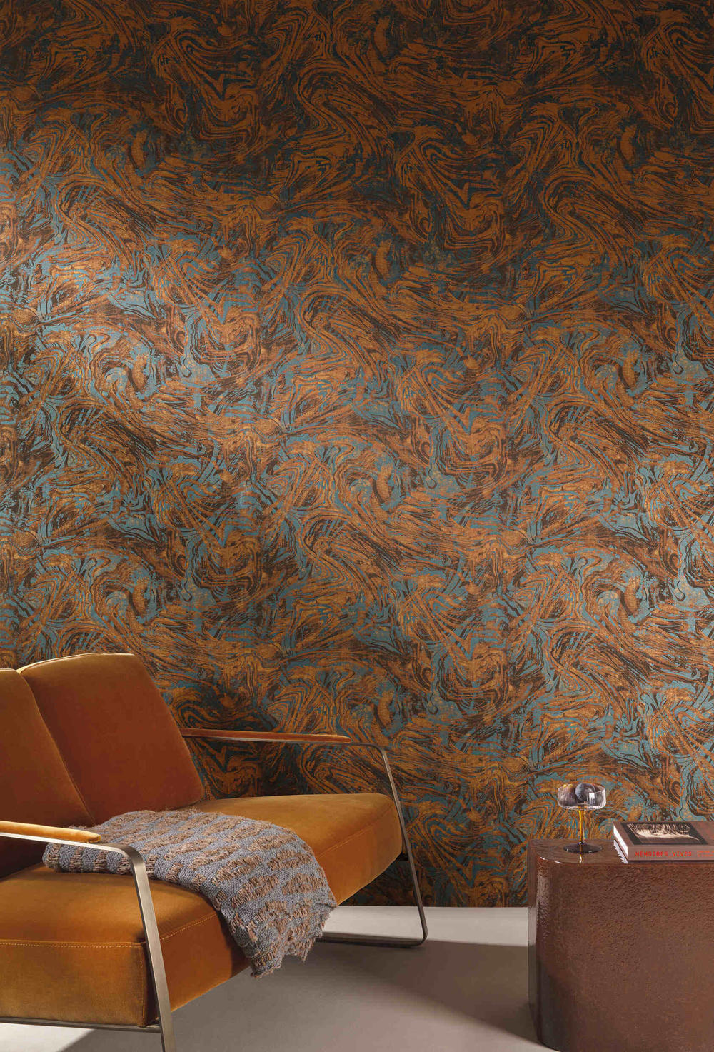 Tapet decorativ Khroma colectia Erosion cod 401 Ebru Rust