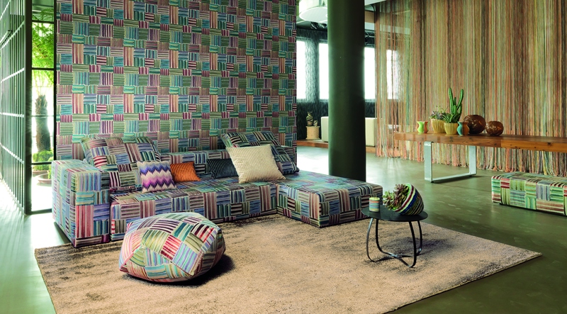 Tapet geometric Jannelli & Volpi colectia Missoni 3