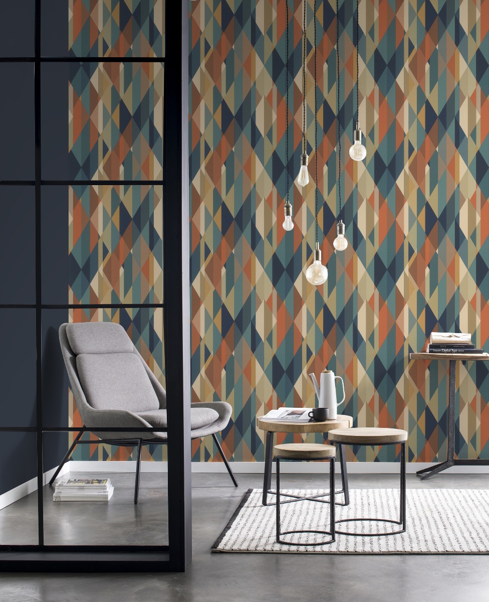 Tapet decorativ geometric